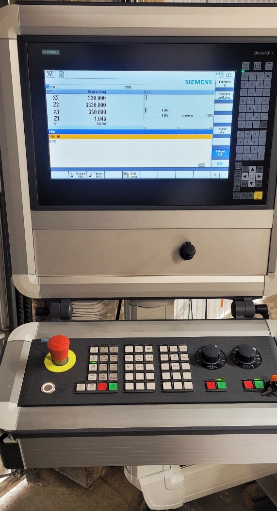 Détail mécanique machine enroulement fibre carbone – Elimos