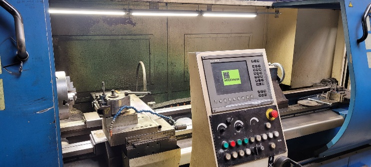 Éclairage LED zone usinage installation Elimos Belgique