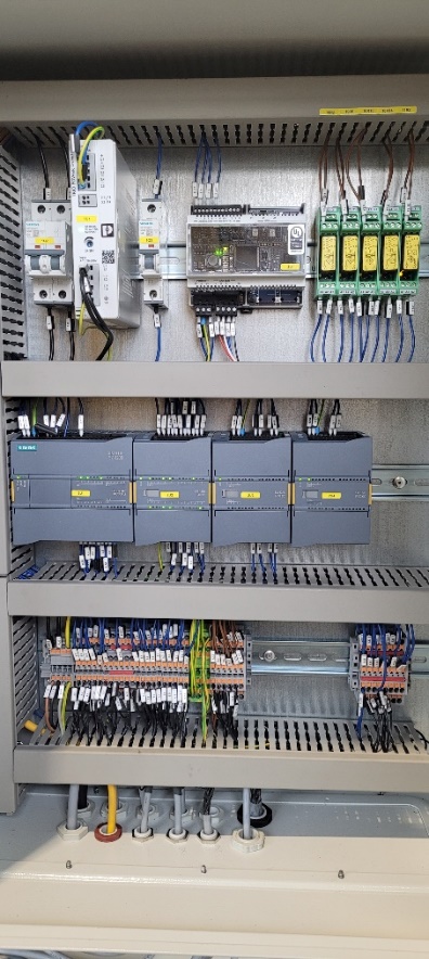 Coffret commande sécurité presse plieuse LVD – Elimos Belgique